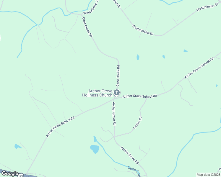 map of restaurants, bars, coffee shops, grocery stores, and more near 2350 Cane Creek Road in Athens