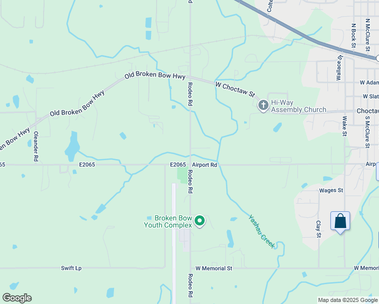 map of restaurants, bars, coffee shops, grocery stores, and more near 808 N4660 in Broken Bow