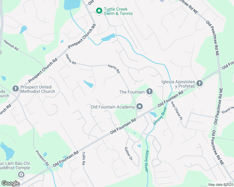 map of restaurants, bars, coffee shops, grocery stores, and more near 1892 Forrest Road in Lawrenceville