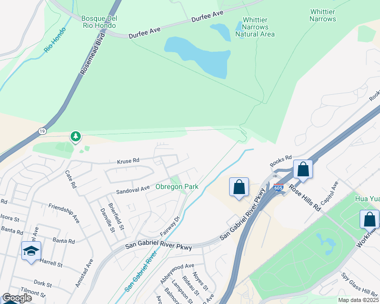 map of restaurants, bars, coffee shops, grocery stores, and more near 3208 Greenglade Avenue in Pico Rivera