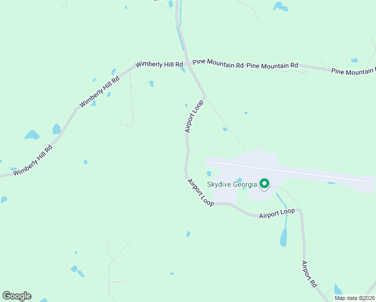 map of restaurants, bars, coffee shops, grocery stores, and more near Airport Loop in Cedartown