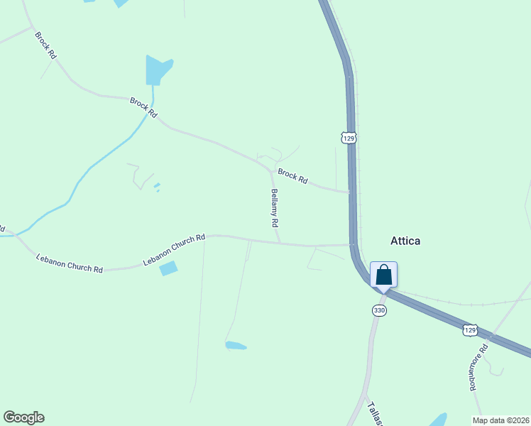 map of restaurants, bars, coffee shops, grocery stores, and more near 101 Bellamy Road in Athens