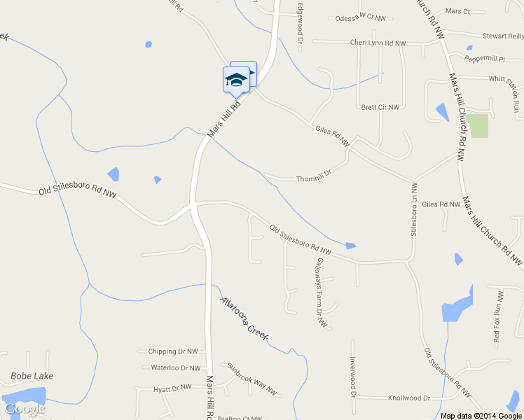 map of restaurants, bars, coffee shops, grocery stores, and more near 4955 Old Stilesboro Road Northwest in Acworth