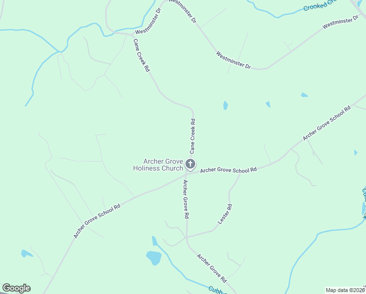 map of restaurants, bars, coffee shops, grocery stores, and more near 2350 Cane Creek Road in Athens