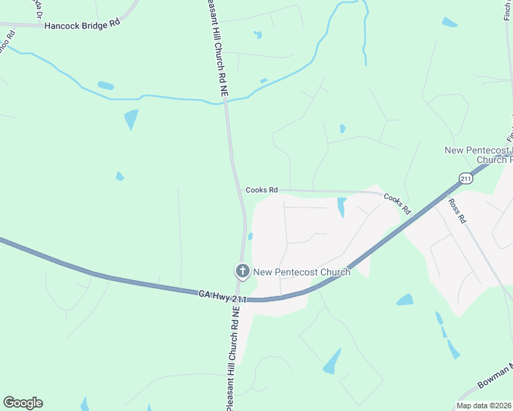 map of restaurants, bars, coffee shops, grocery stores, and more near 909 Cooks Rd in Winder