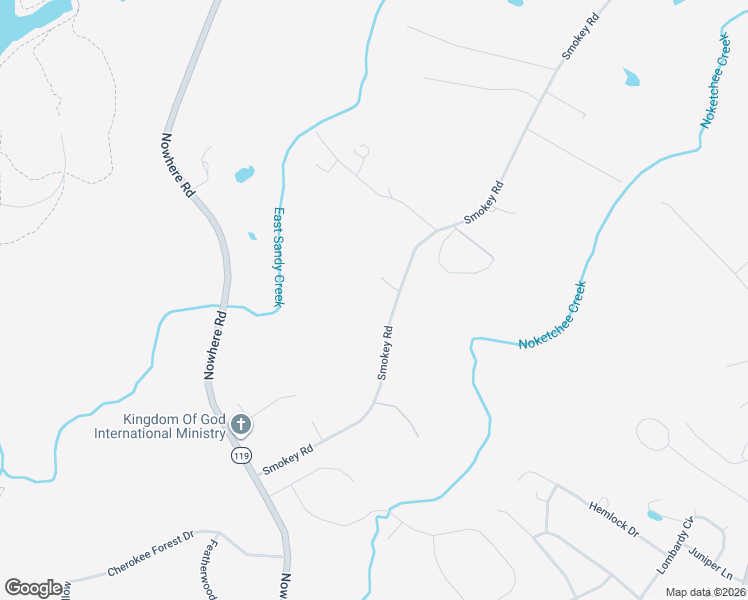map of restaurants, bars, coffee shops, grocery stores, and more near 3075 Smokey Road in Athens