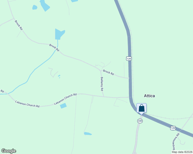 map of restaurants, bars, coffee shops, grocery stores, and more near 159 Bellamy Road in Athens