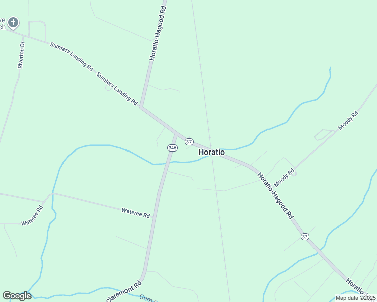 map of restaurants, bars, coffee shops, grocery stores, and more near 3250 Horatio-Hagood Road in Rembert