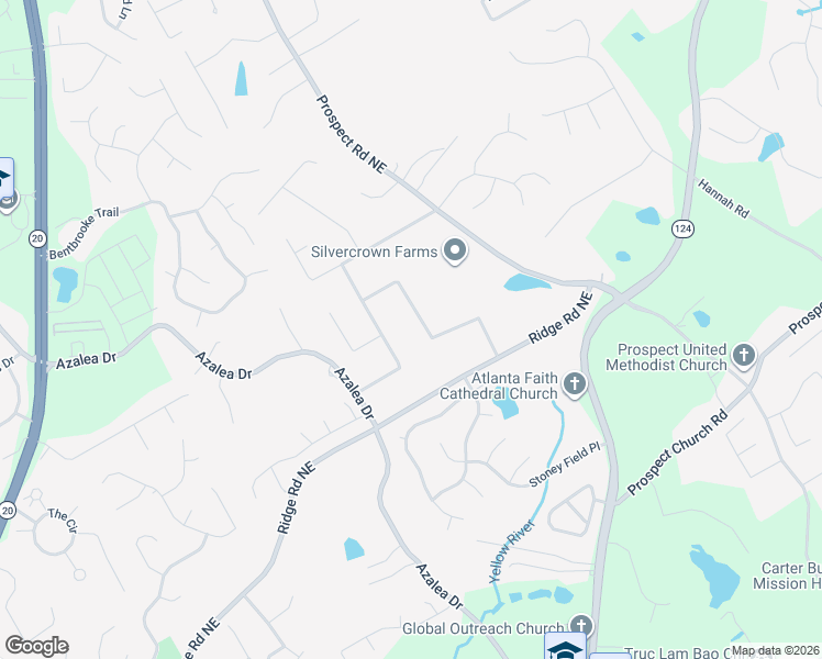 map of restaurants, bars, coffee shops, grocery stores, and more near 1351 Pinyon Place in Lawrenceville