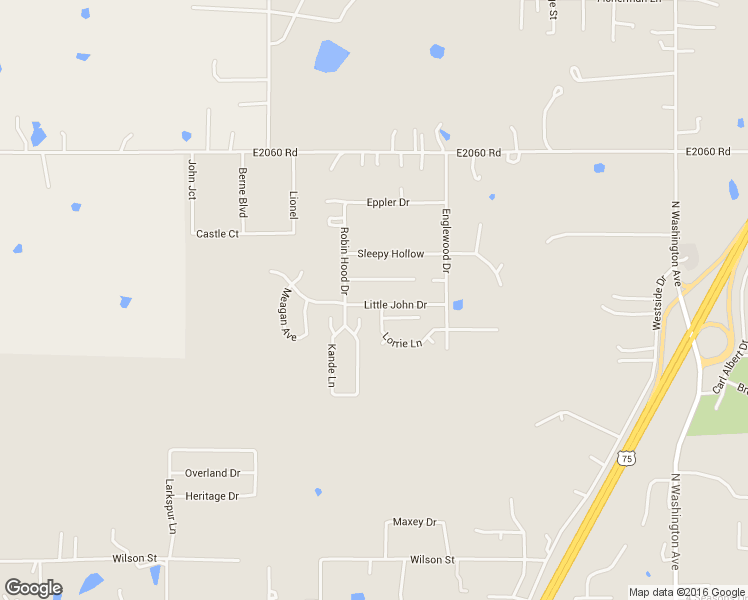 map of restaurants, bars, coffee shops, grocery stores, and more near 2824 Little John Drive in Durant