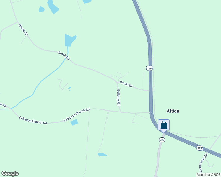 map of restaurants, bars, coffee shops, grocery stores, and more near 159 Bellamy Road in Athens