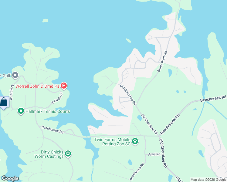 map of restaurants, bars, coffee shops, grocery stores, and more near 105 Twelve Oaks Lane in Lexington