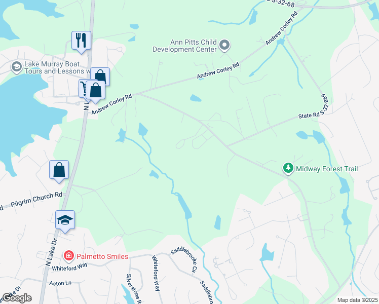 map of restaurants, bars, coffee shops, grocery stores, and more near 180 State Road S-32-28 in Lexington