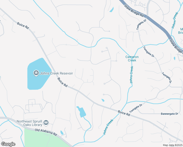 map of restaurants, bars, coffee shops, grocery stores, and more near 9860 Hunt Club Way in Alpharetta
