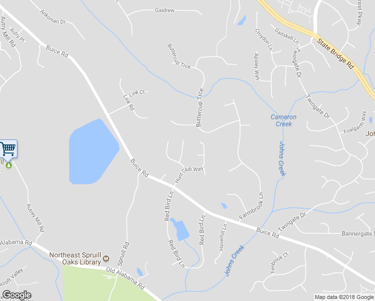 map of restaurants, bars, coffee shops, grocery stores, and more near 415 Oak Laurel Court in Alpharetta