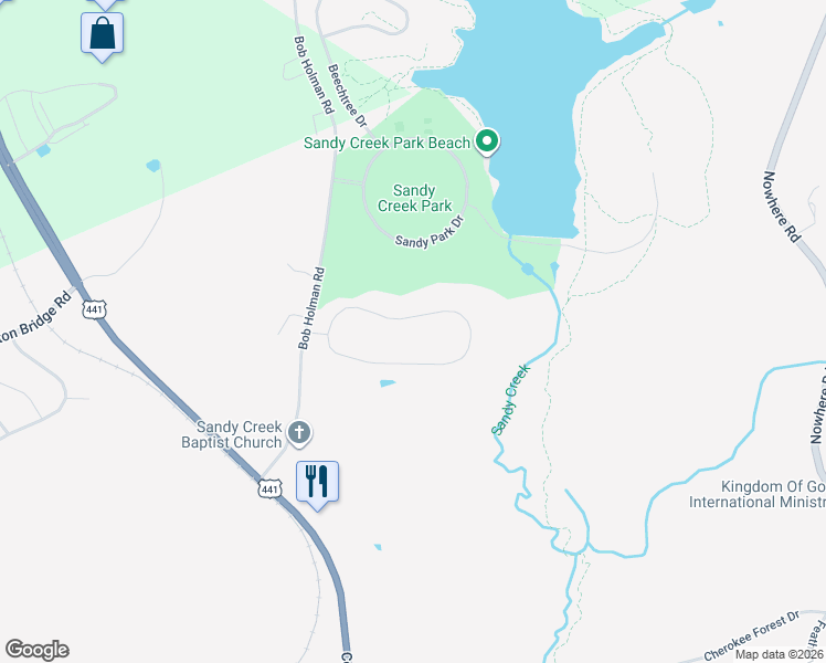 map of restaurants, bars, coffee shops, grocery stores, and more near 185 Rocky Drive in Athens