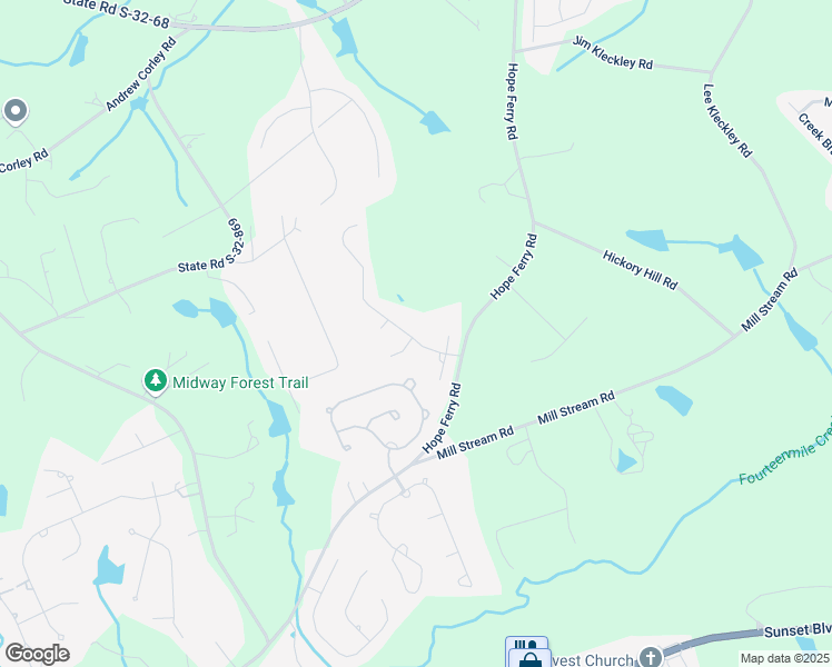 map of restaurants, bars, coffee shops, grocery stores, and more near 118 Hope Springs Road in Lexington