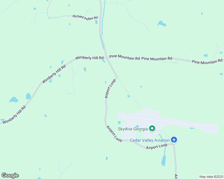 map of restaurants, bars, coffee shops, grocery stores, and more near 517 Airport Loop in Cedartown