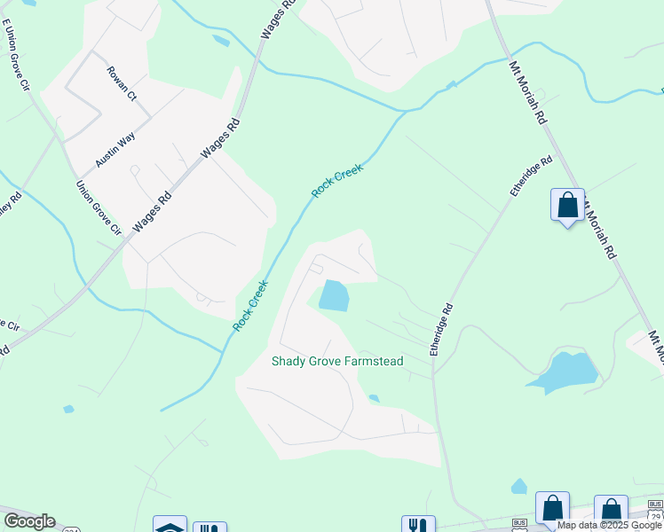 map of restaurants, bars, coffee shops, grocery stores, and more near 1779 Wynfield Lane in Auburn
