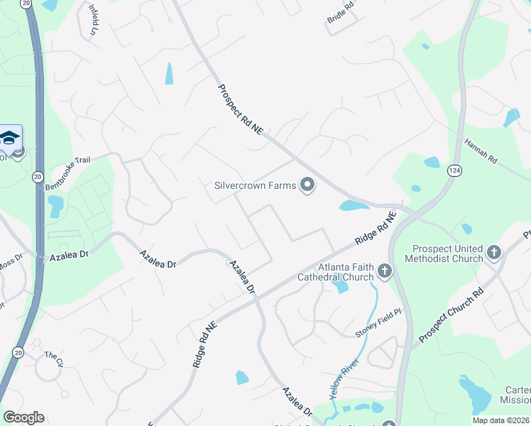 map of restaurants, bars, coffee shops, grocery stores, and more near 1260 Pinyon Place in Lawrenceville