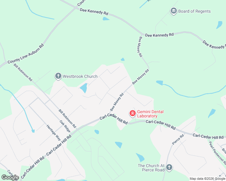 map of restaurants, bars, coffee shops, grocery stores, and more near 419 Nicole Court in Winder