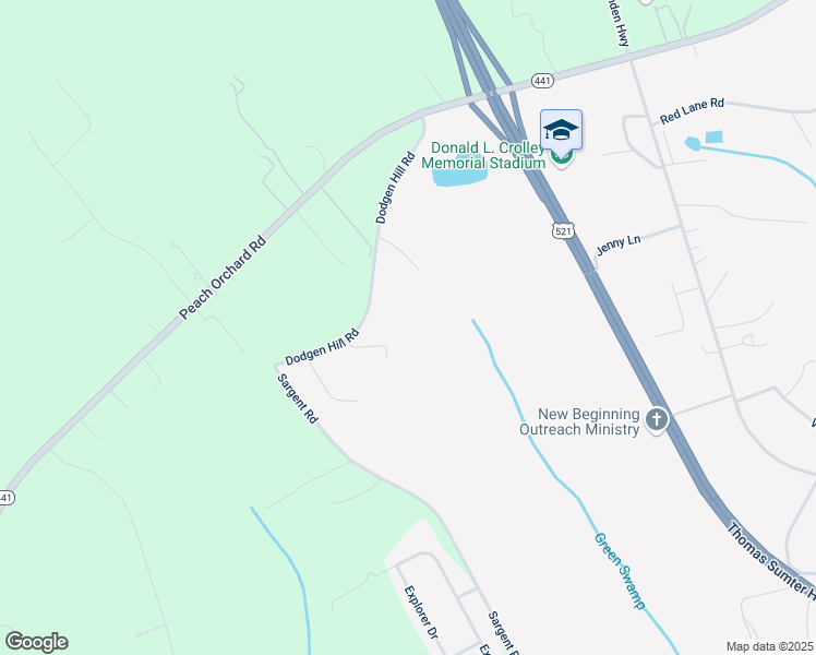 map of restaurants, bars, coffee shops, grocery stores, and more near 3895 Dodgen Hill Road in Dalzell