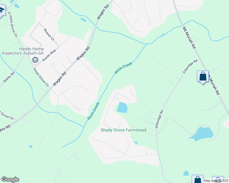 map of restaurants, bars, coffee shops, grocery stores, and more near 1772 Wynfield Lane in Auburn