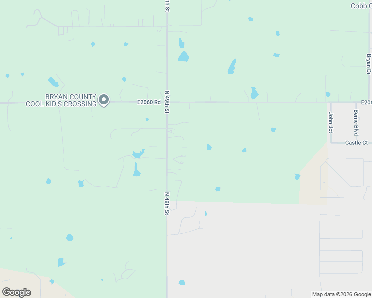 map of restaurants, bars, coffee shops, grocery stores, and more near 2480 Forty 9th Street in Durant