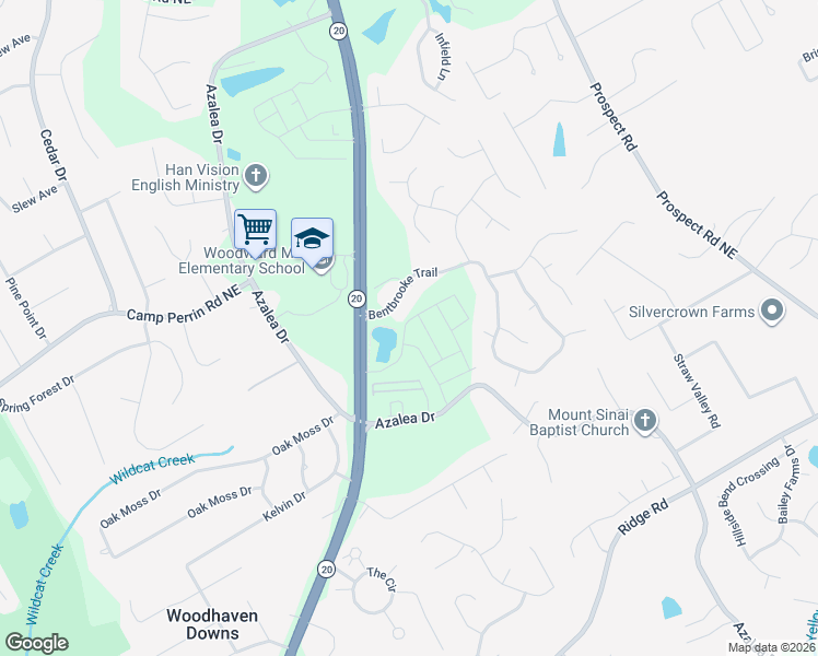 map of restaurants, bars, coffee shops, grocery stores, and more near 1945 Buford Drive in Lawrenceville