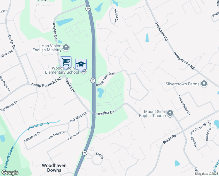 map of restaurants, bars, coffee shops, grocery stores, and more near 1945 Buford Drive in Lawrenceville