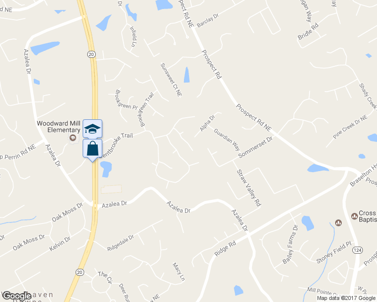 map of restaurants, bars, coffee shops, grocery stores, and more near 1871 Birch Briar Bend in Lawrenceville