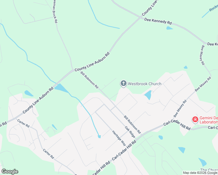 map of restaurants, bars, coffee shops, grocery stores, and more near 439 Robins Way in Auburn