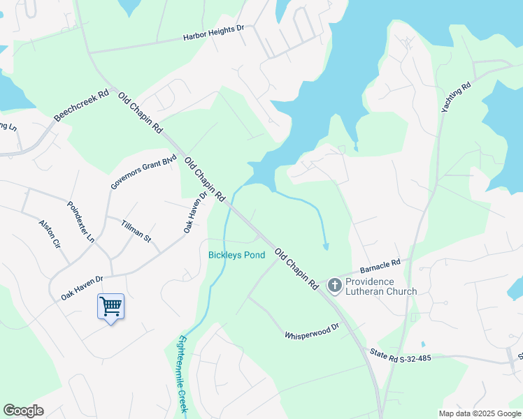 map of restaurants, bars, coffee shops, grocery stores, and more near 974 Old Chapin Road in Lexington