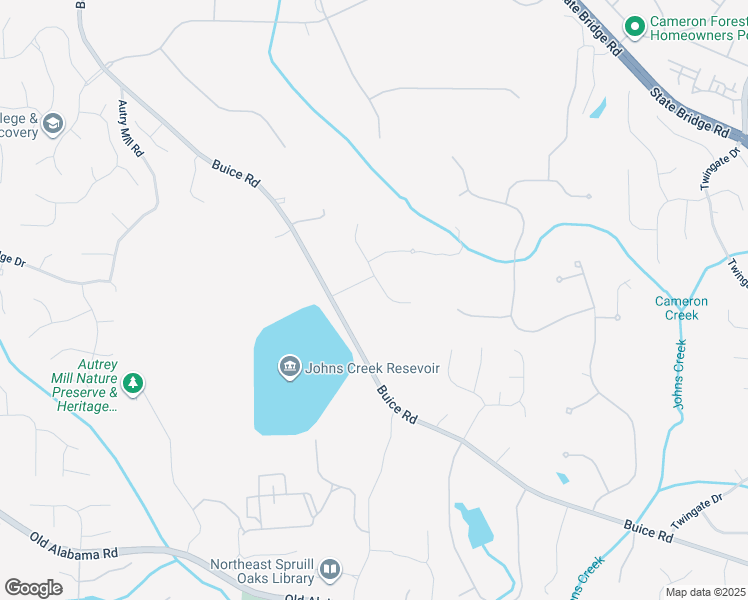 map of restaurants, bars, coffee shops, grocery stores, and more near 410 Link Road in Alpharetta