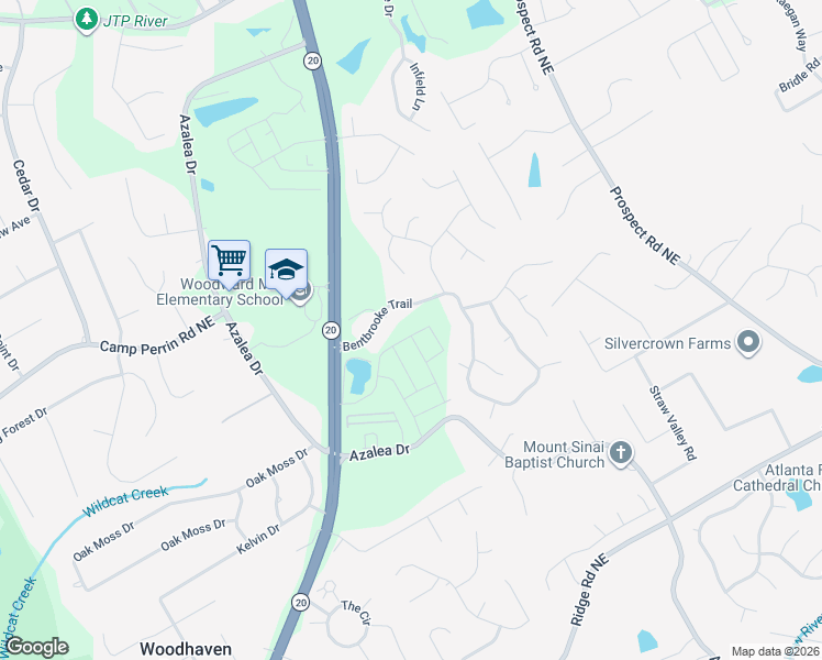map of restaurants, bars, coffee shops, grocery stores, and more near 2089 Hedgewood Trce in Lawrenceville