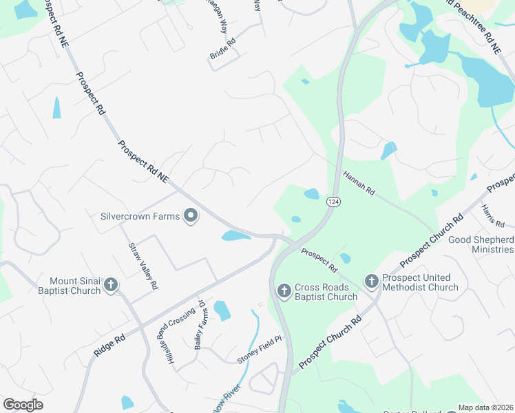 map of restaurants, bars, coffee shops, grocery stores, and more near 1471 Pine Creek Drive Northeast in Lawrenceville