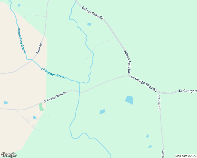 map of restaurants, bars, coffee shops, grocery stores, and more near 2470 Doctor George Ward Road in Elberton