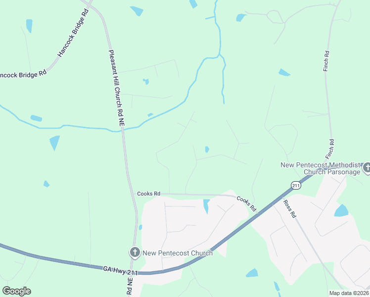 map of restaurants, bars, coffee shops, grocery stores, and more near 524 Stoney Creek Road in Winder