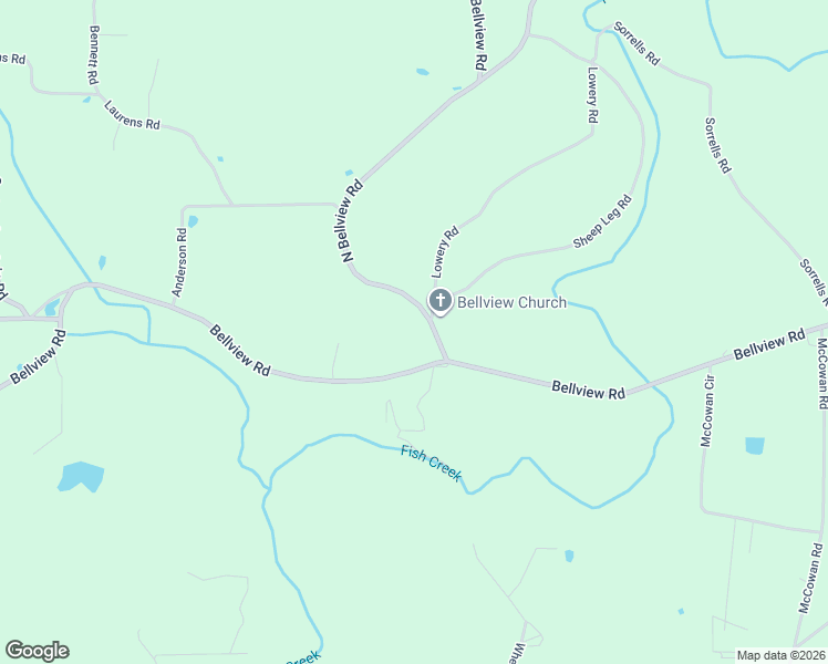 map of restaurants, bars, coffee shops, grocery stores, and more near 1370 Bellview Road in Rockmart
