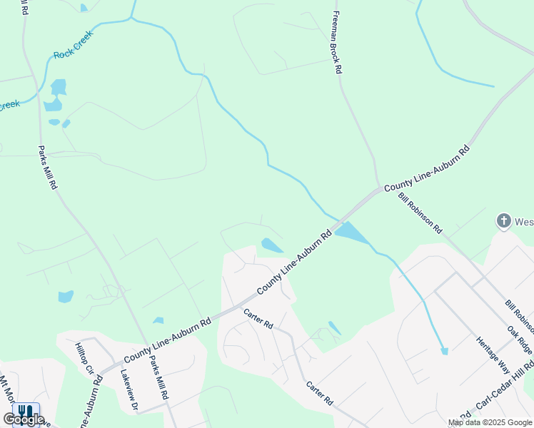 map of restaurants, bars, coffee shops, grocery stores, and more near 333 Seth Ridge Court in Auburn