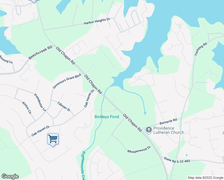 map of restaurants, bars, coffee shops, grocery stores, and more near 974 Old Chapin Road in Lexington
