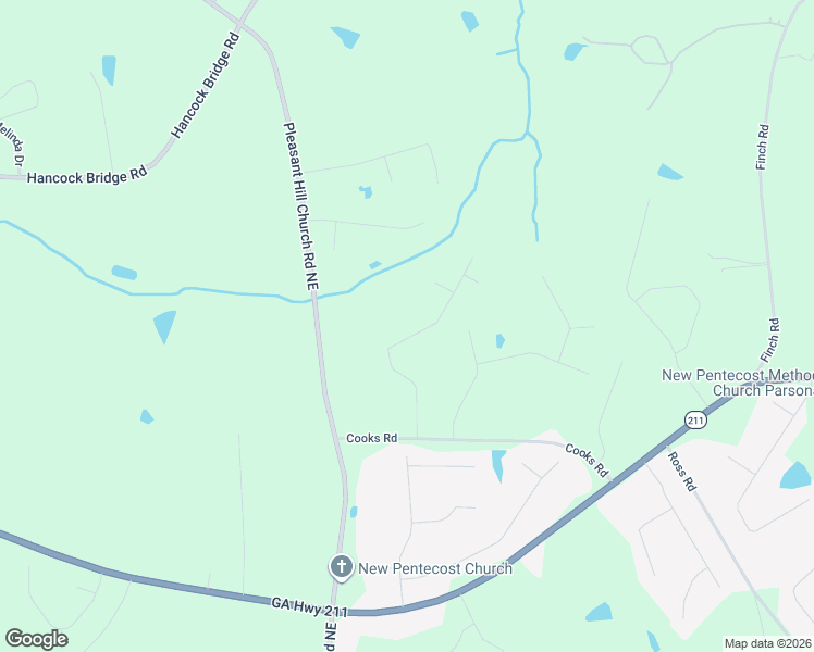map of restaurants, bars, coffee shops, grocery stores, and more near 228 Falling Leaf Lane in Winder