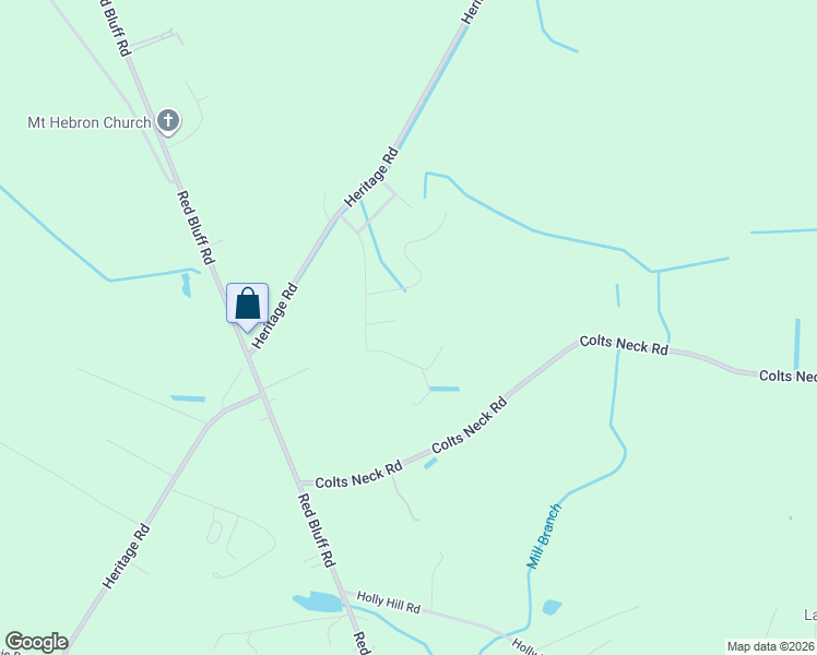 map of restaurants, bars, coffee shops, grocery stores, and more near 1131 Woodrow Lane in Loris