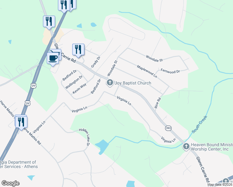 map of restaurants, bars, coffee shops, grocery stores, and more near 1077 Glenn Carrie Road in Hull
