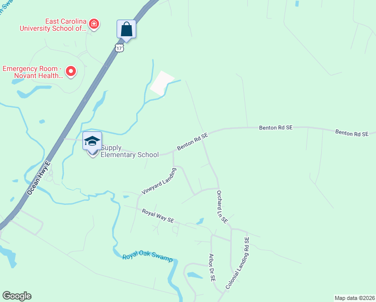 map of restaurants, bars, coffee shops, grocery stores, and more near 206 Benton Road Southeast in Bolivia