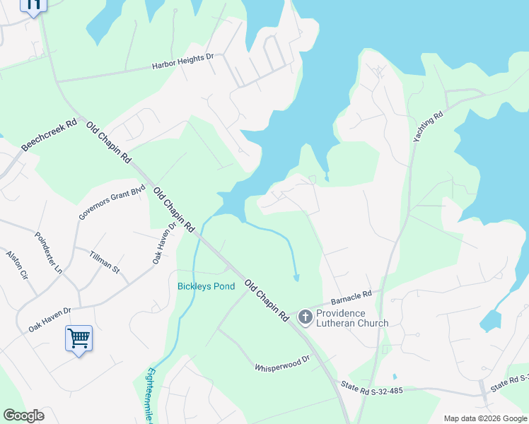 map of restaurants, bars, coffee shops, grocery stores, and more near 220 Barnacle Circle in Lexington