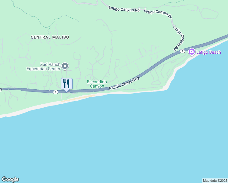 map of restaurants, bars, coffee shops, grocery stores, and more near 27082 Malibu Cove Colony Drive in Malibu