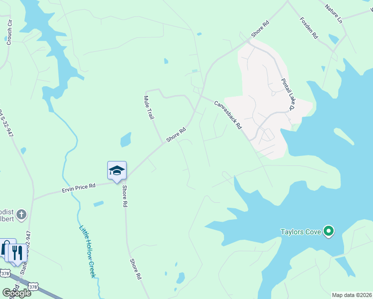 map of restaurants, bars, coffee shops, grocery stores, and more near 115 Renard Way in Gilbert