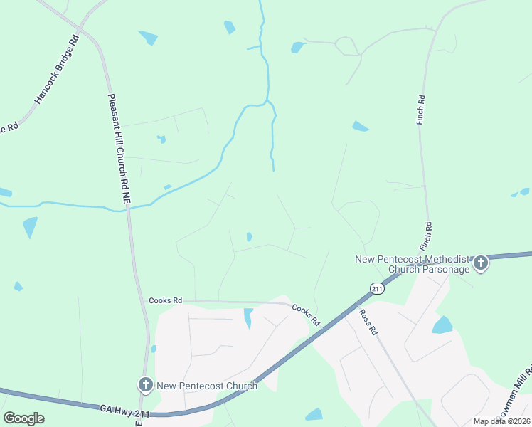 map of restaurants, bars, coffee shops, grocery stores, and more near 1494 Shoal Creek Court in Winder