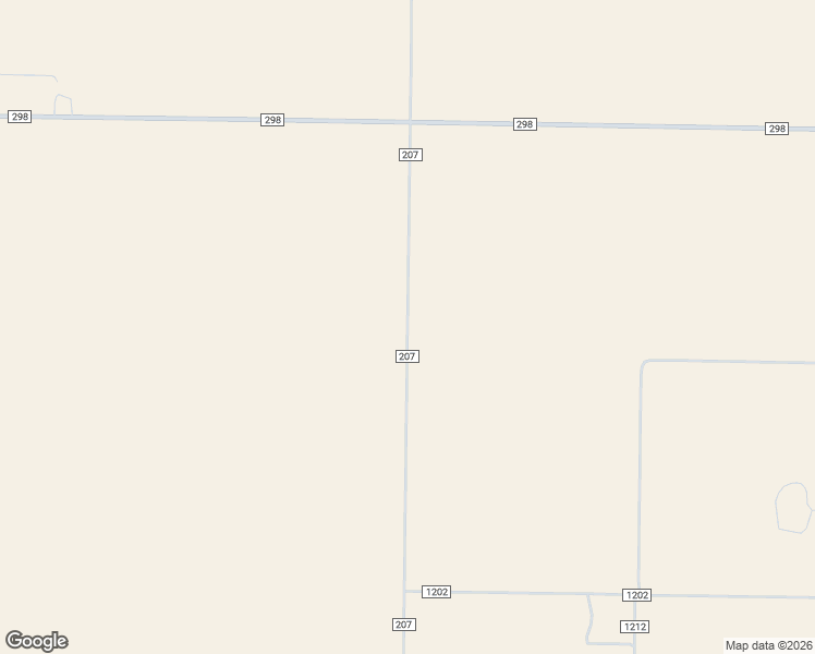 map of restaurants, bars, coffee shops, grocery stores, and more near 1956 County Road 207 in Muleshoe